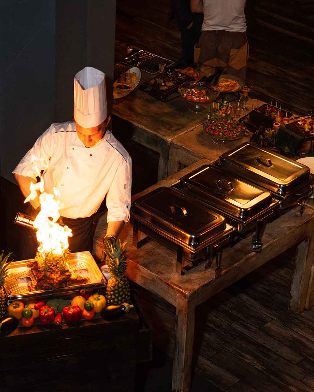 Best Live Cooking Stations in Abu Dhabi | Freshly Prepared On-Site | NH47 Moment 2